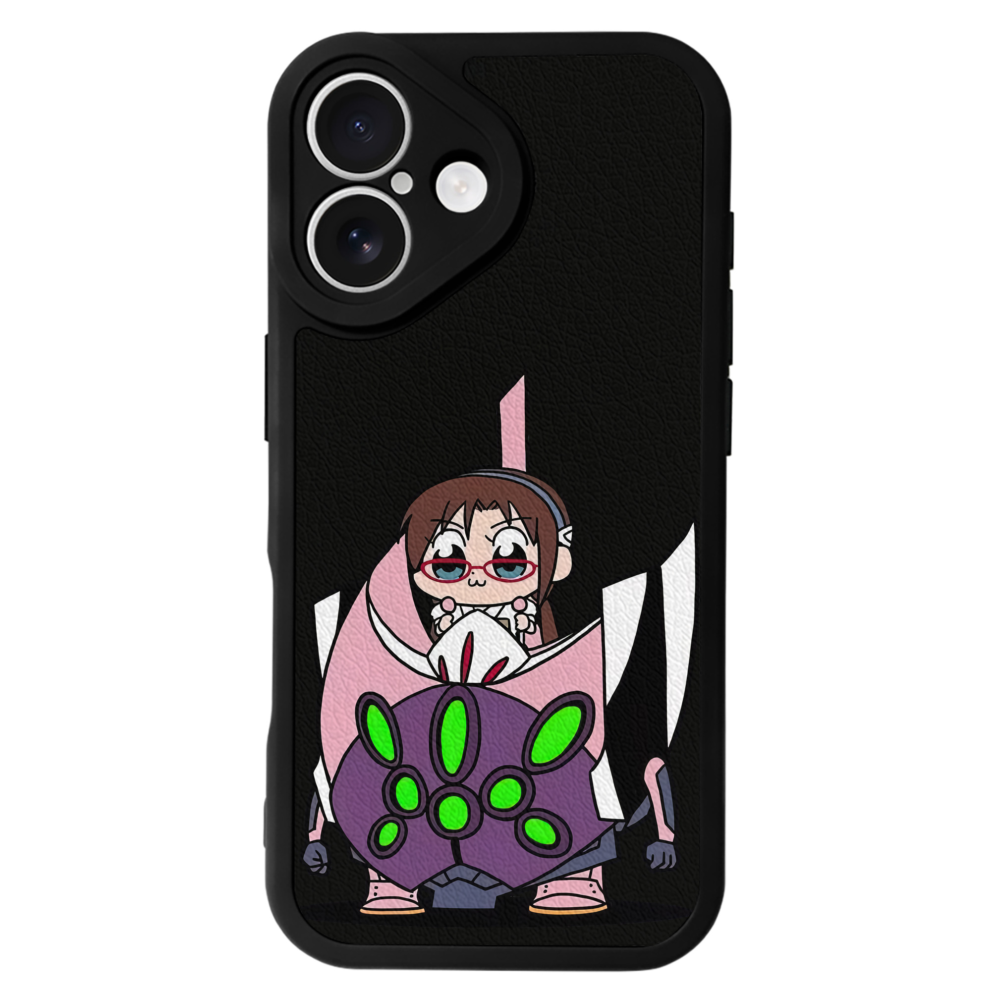 （画像用） EVA 新世紀エヴァンゲリオン 【iPhone 16シリーズ対応】シリコンスマホケース（レザー調） 材質：シリコン